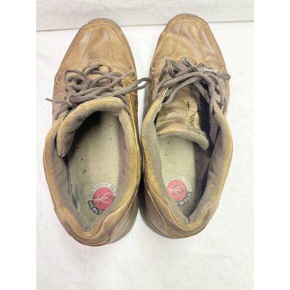 New Balance 627 shoes  Men's size 11D Brown leather Health Walk Walking Shoes - Picture 10 of 15